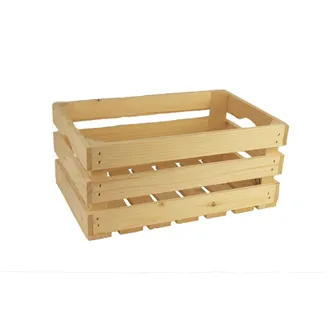 Wooden box natural medium 097027 