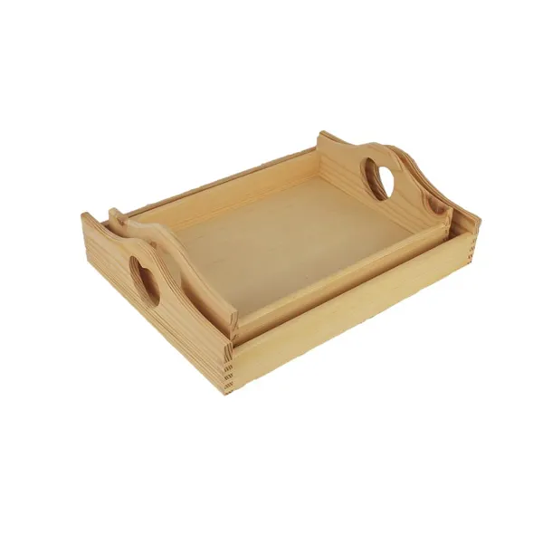 Wooden tray, set 2, 097044 
