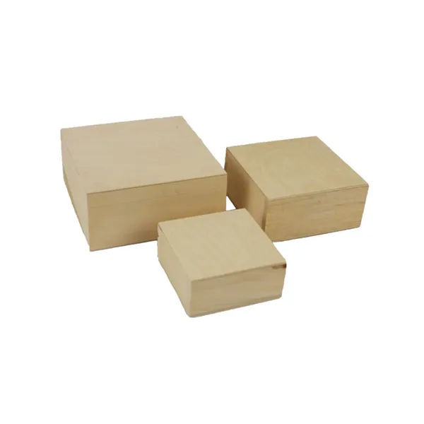 Set of wooden boxes, 3pcs 097072 