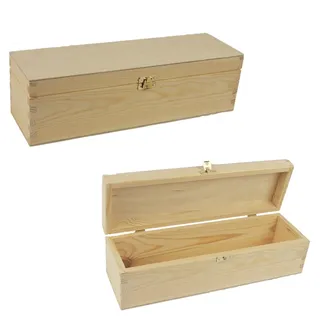 Wooden gift box for wine 097090