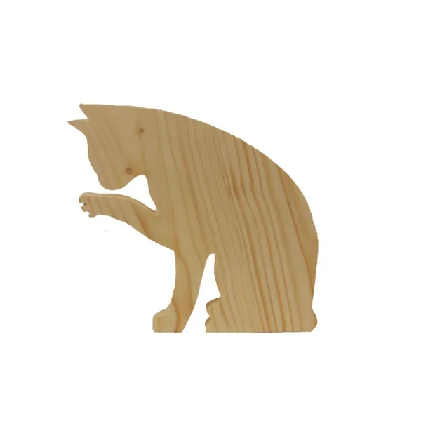 Wooden cat 097107 