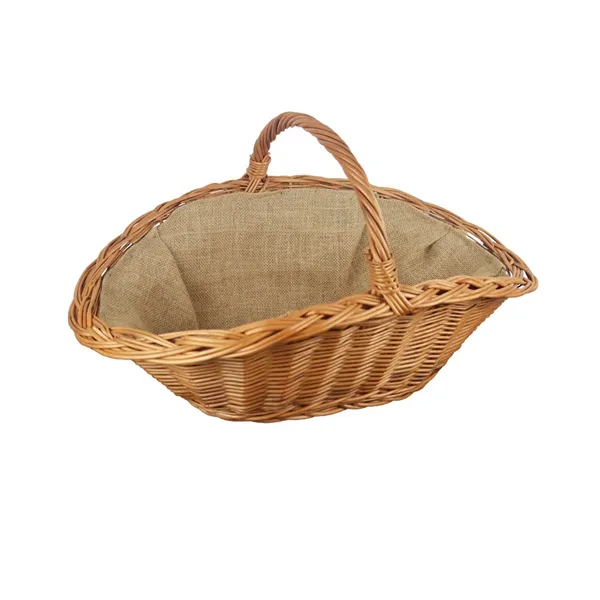 Basket for wood with jute small 01700/M