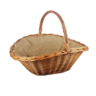 Basket for wood with jute big 01700/V