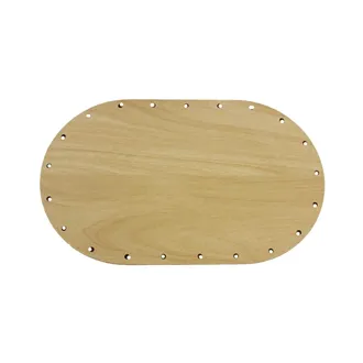 HDF Fibreboard Basket Basen oval 18 x 11cm 22J1811V