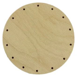 Plywood base round 10cm 22P0010