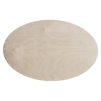 Plywood base ellipse 40x26cm 22P4026E