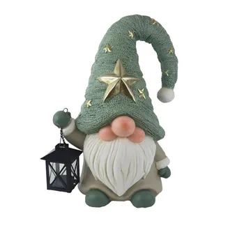 Decoration of elves with a lantern X7359