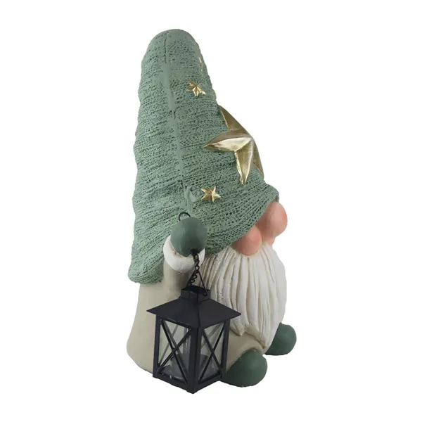 Decoration of elves with a lantern X7359