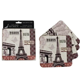 Coasters 4pcs - Paris 350061