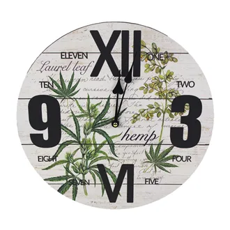 Clock dia 34 cm - Herbs 355194