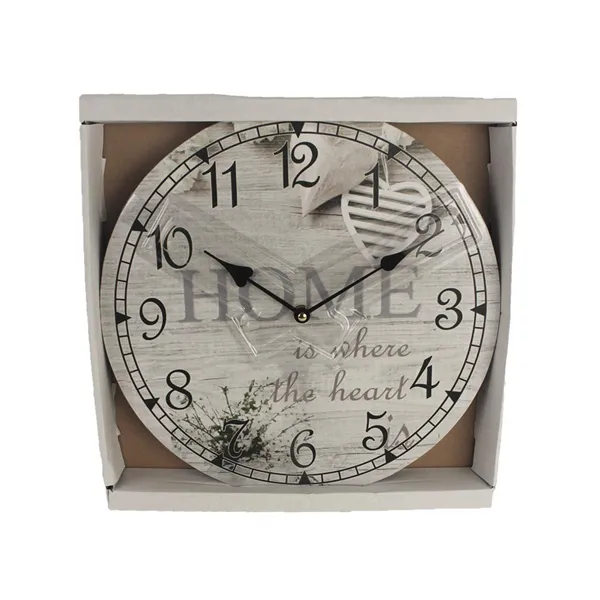 Clock d.33cm - HOME
