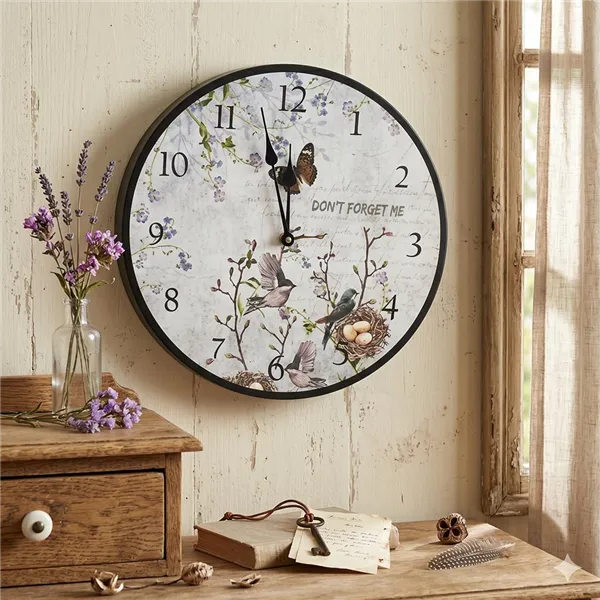 Clock 34 cm BIRDS 355206 