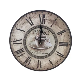 Clock 34 cm CAFÉ 355209