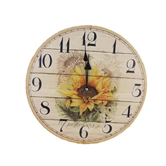 Clock 34 cm SUNFLOWER 355210 