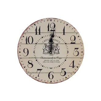 Clock 34 cm CASTLE FRANCE 355211 