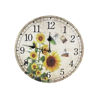 Clock d. 34cm - Sunflower 355217