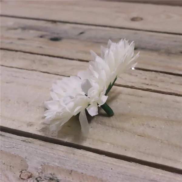 Flower aster cream, 10pcs 371176-01