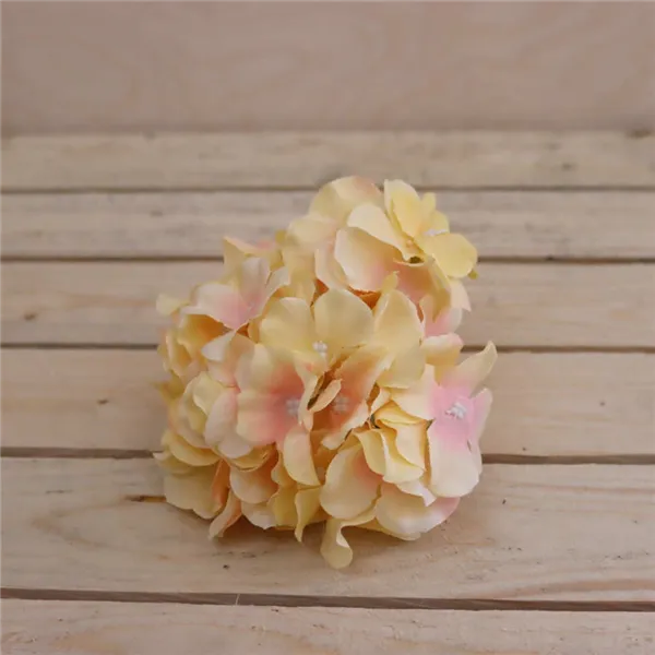 Hydrangea flower yellow, 6 pcs 371194-02