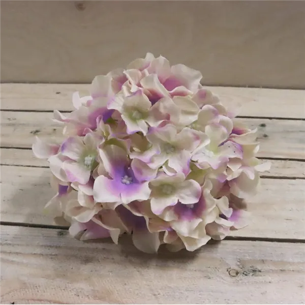 Hydrangea flower light pink, 6 pcs 371194-05