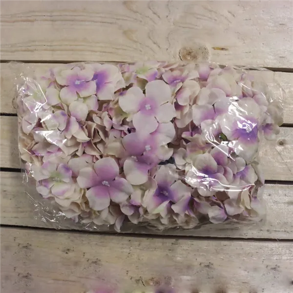 Hydrangea flower light pink, 6 pcs 371194-05