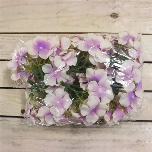 Hydrangea flower light pink, 6 pcs 371194-05