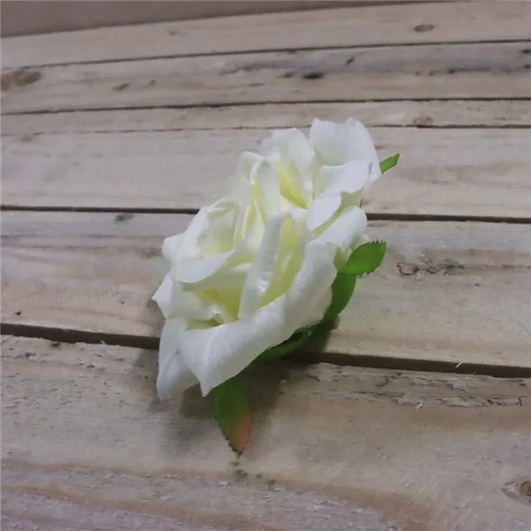 White rose flower, 12 pcs 371211-01