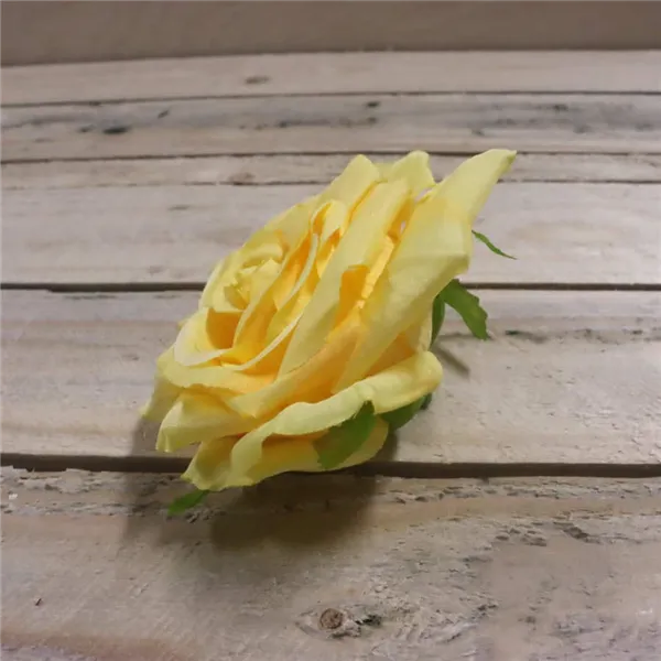 Rose flower yellow, 12 pcs 371211-02
