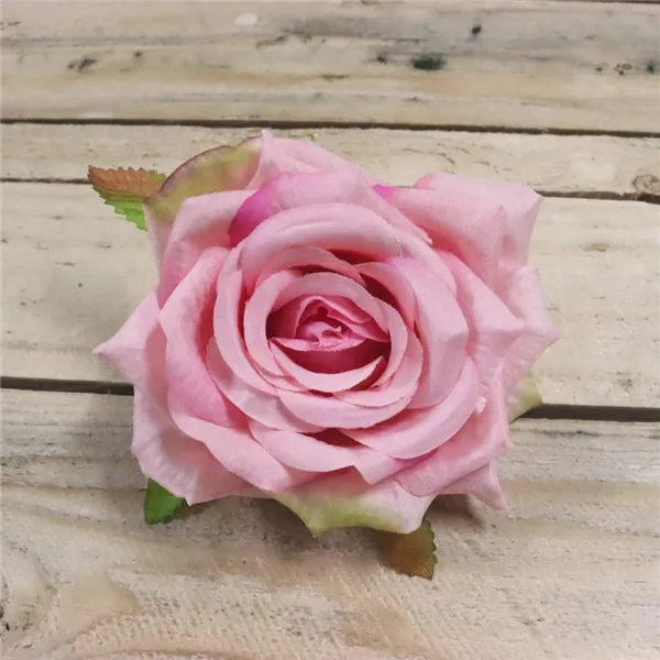 Rose flower light pink, 12 pcs 371211-05