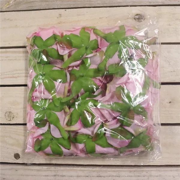 Rose flower light pink, 12 pcs 371211-05