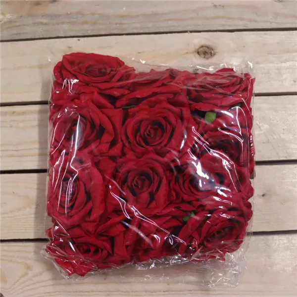 Rose flower red, 12 pcs 371211-08