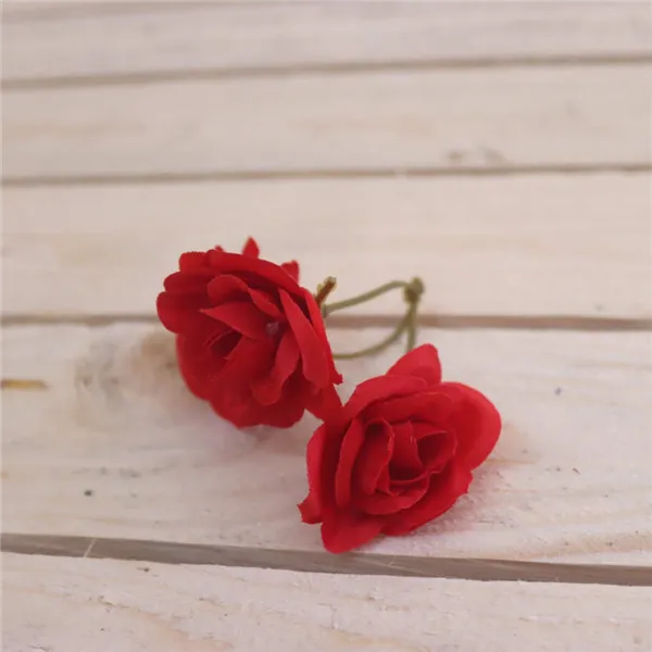 Rose flower, 24 pcs red 371224-08