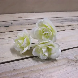 Rose flower, 24 pcs cream 371224-26