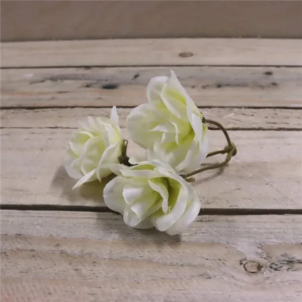 Rose flower, 24 pcs cream 371224-26