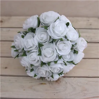 Artificial bouquet of roses, 24pcs heads 371232
