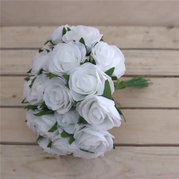 Artificial bouquet of roses, 24pcs heads 371232