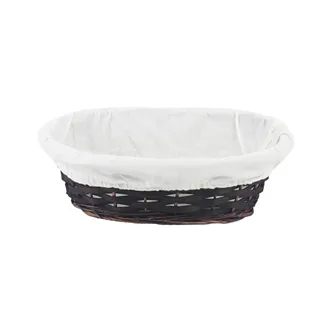 Bowl with fabric decorative, large 381064/V