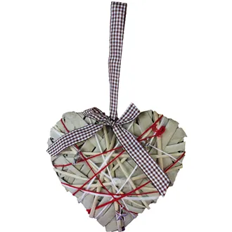 Heart 20cm gray 381815-21