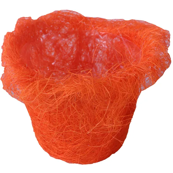 Basket sisal dia 16 cm orange 381956-04