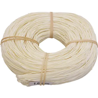 rattan core bleached 1mm AA coil 0,25kg 5001017-01