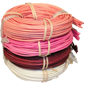 rattan core 2,25 strawberry set of 4 colors 5002219-04