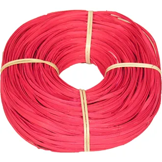 rattan core flat-oval red 5/6mm coil 0,25kg 50S0517-08