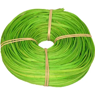 rattan core  flat-oval l.green 5/6mm coil 0,25kg 50S0517-15