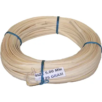rattan core flat-oval 5-6mm AA coil 0,125kg - 1pc 50S0540K
