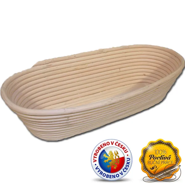 X-Oval Bread Proofing Basket 0,5kg Dough 70464/I