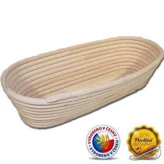 X-Oval Bread Proofing Basket 0,75 kg Dough