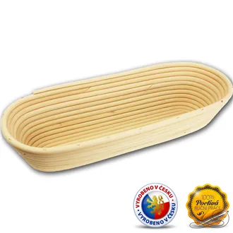 X-Bread Proofing Basket oval 1,5kg  70466/I-B 2nd quality