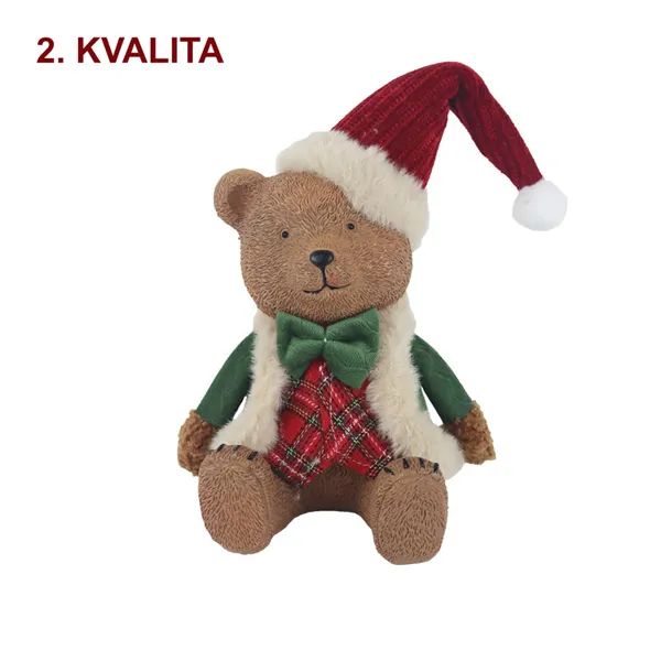 Teddy bear decoration 2nd quality X8536/1B