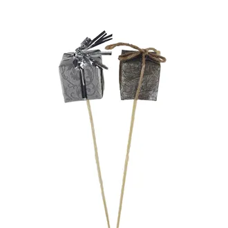 Embossed decorative Christmas gift, 2 pcs A0343