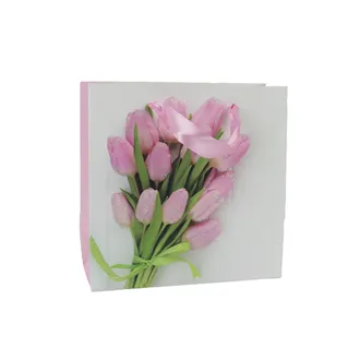 Paper gift bag tulips A0372/1