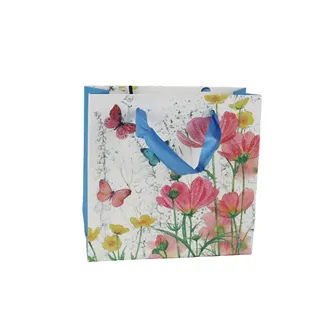 Paper gift bag meadow flowers A0378/1